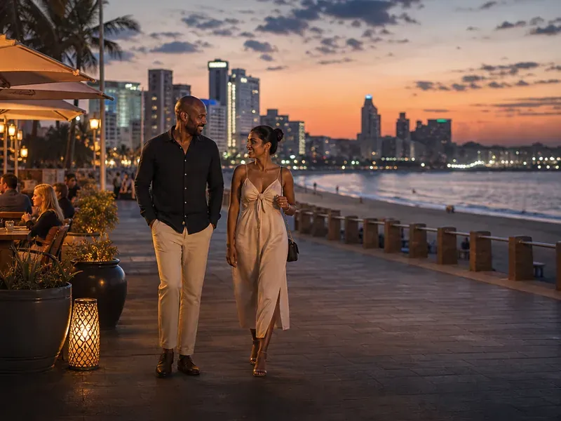 Durban beachfront and promenade