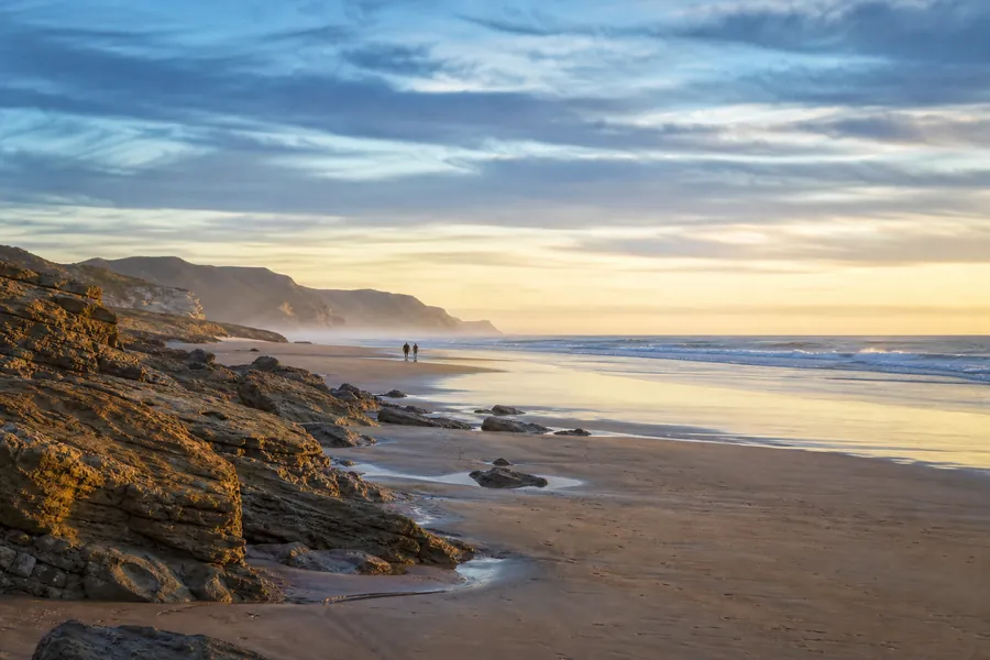 Quiet South African coastal escape at golden hour