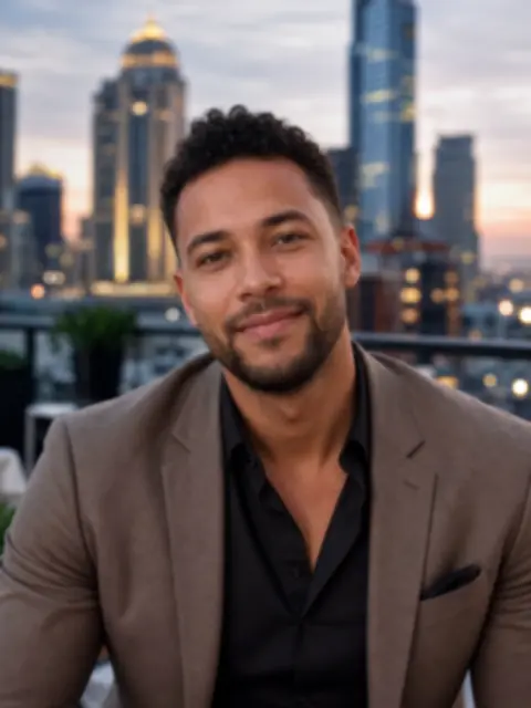 Fictional profile portrait of David